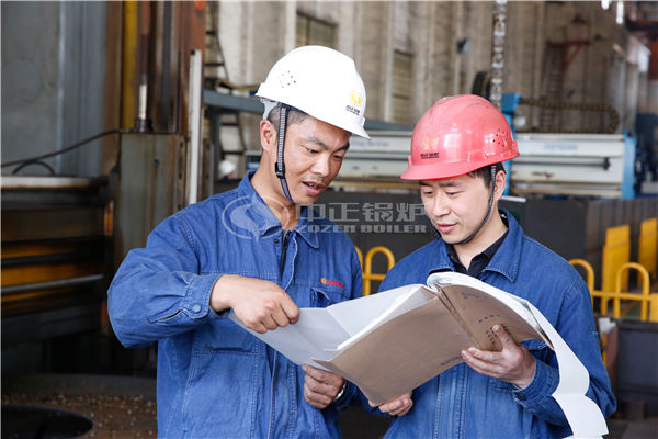 供5000平方辦公樓取暖的1噸燃?xì)鉄崴仩t